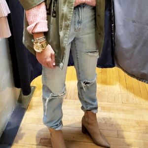 Madewell distressed "Perfect Summer Jean"